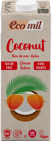 Kokosriekstu dzēriens "Ecomil" Nature, 1000 ml