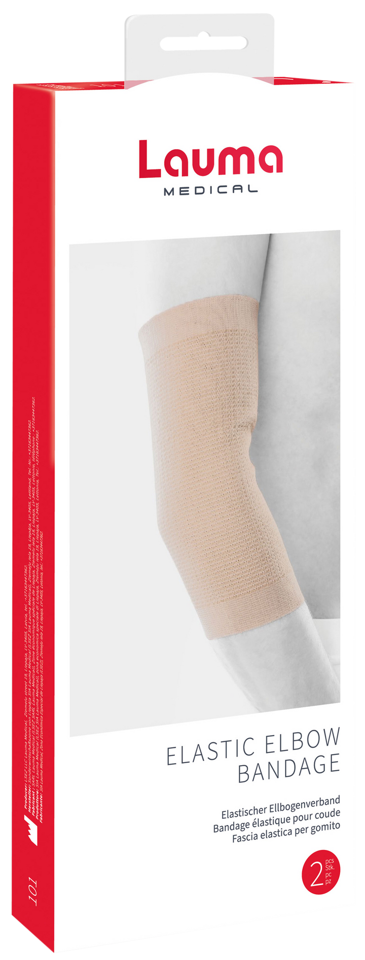 Elastīgs elkoņa pārsējs LAUMA MEDICAL M, 2 gab.