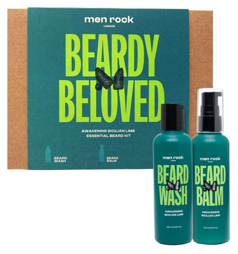 MEN ROCK Beard Duo Sicīlijas Laima — 1 komplekts