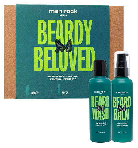 MEN ROCK Beard Duo Sicīlijas Laima — 1 komplekts