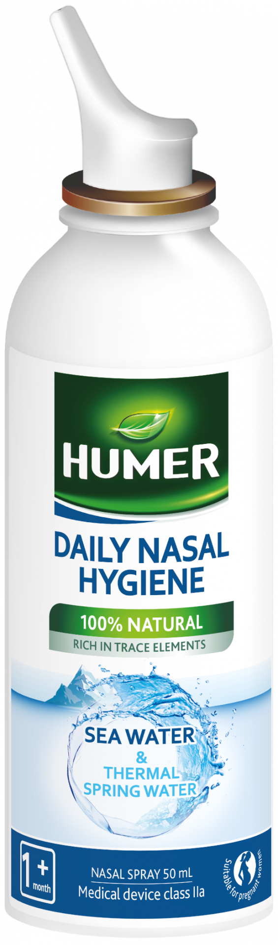 HUMER Deguna Aerosols Ar Termālo Ūdeni Ikdienas Dobuma Tīrīšanai, 50 ml
