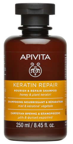 APIVITA Keratin Repair Nourish & Repair šampūns, 250 ml