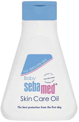 SEBAMED Baby Skin Care Oil — 150 ml ādas attīrošs produkts jaundzimušajiem