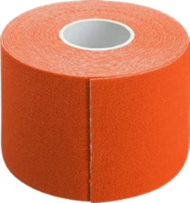 Kinezioloģiskais teips Nordeplast 5cm x 5m oranžā krāsā (1 gab.)