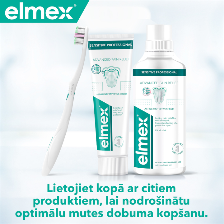 ELMEX Expert Precision Sensitive manuālā zobu suka jutīgiem zobiem, 1 gab.