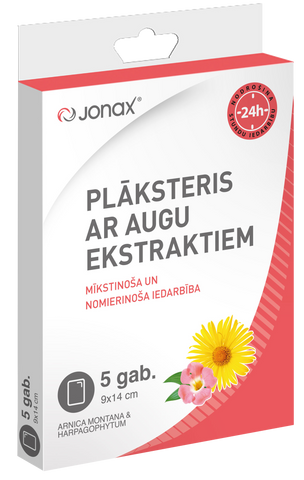 Plāksteri JONAX ar augu ekstraktiem (5 gab.)