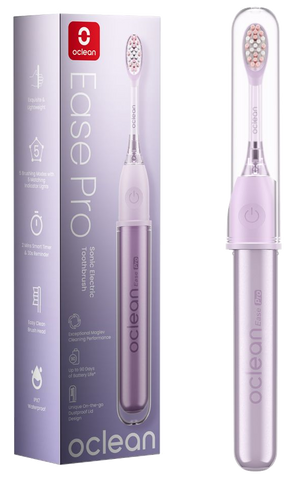 Elektriskā zobu birste OCLEAN Ease Pro violetā krāsā, 1 gab.