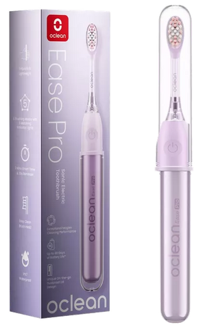 Elektriskā zobu birste OCLEAN Ease Pro violetā krāsā, 1 gab.