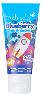 BRUSH BABY Zobu Pasta Raķete 3+ gadiem ar Melleņu Garšu, 50 ml