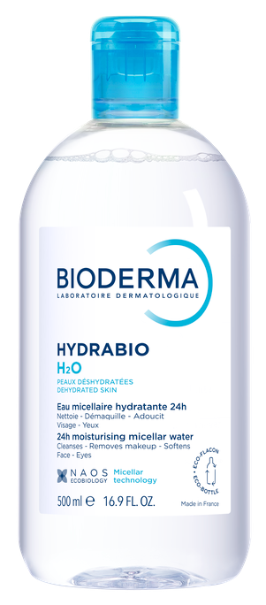BIODERMA Hydrabio H2O micelārais ūdens 500 ml dermatoloģiskai ādas tīrīšanai