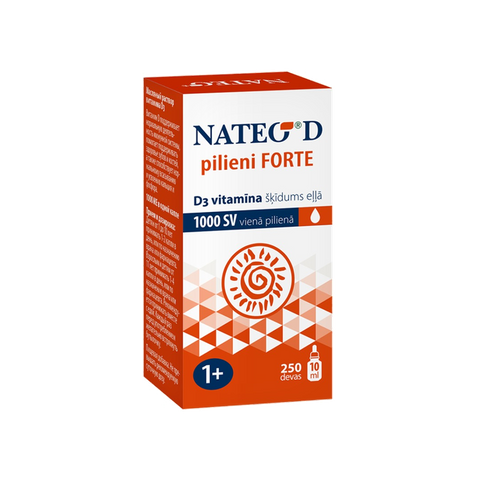 NATEO D Forte pilieni 1000 SV, 10 ml devai