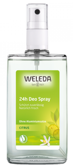 WELEDA izsmidzināmais dezodorants ar citrusa aromātu, 100 ml