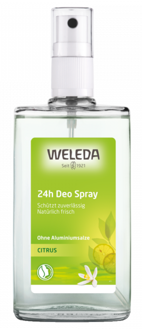 WELEDA izsmidzināmais dezodorants ar citrusa aromātu, 100 ml