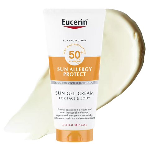 EUCERIN Sun Allergy Protect SPF 50 gelkrēms ar aizsargu pret sauli, 200 ml