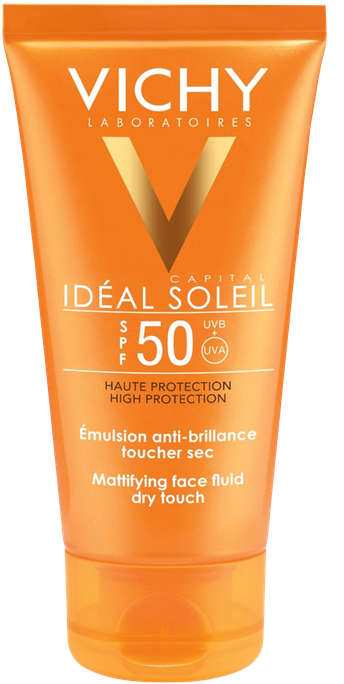 VICHY Capital Soleil Saules aizsargkrēms SPF 50 Matējošais fluīds 50 ml