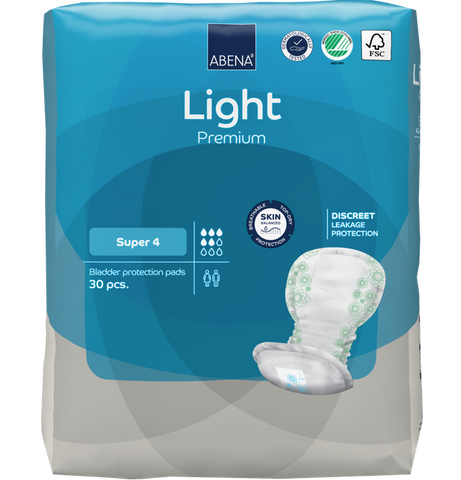 ABENA Light Super 4 uroloģiskie ieliktņi — 30 gab.
