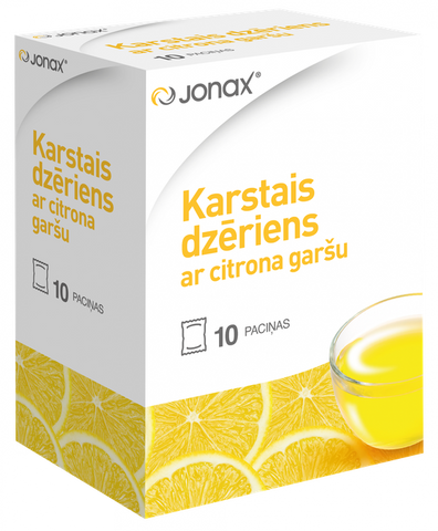 JONAX Karstais dzēriens ar citrona garšu, 10 paciņas