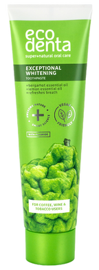 Balinošā zobu pasta ECODENTA ar Bergamotes un Citronu ēteriskajām eļļām, 100 ml