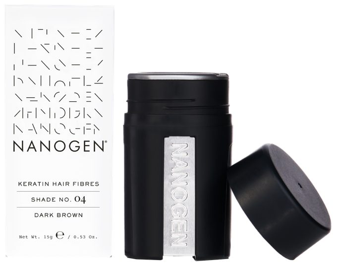 NANOGEN Keratin tumši brūnas matu šķiedras 15 g