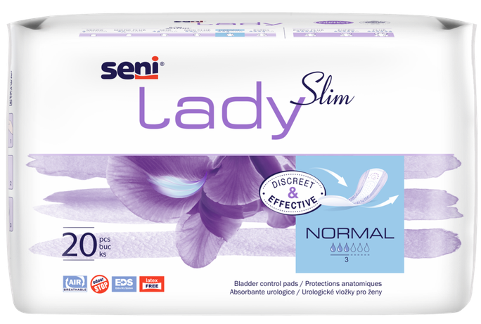 Seni Lady Slim Normal 20 gab. sieviešu uroloģiskie ieliktņi