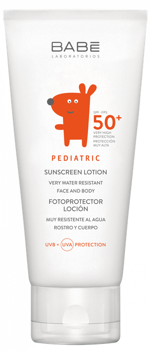 BABE Pediatric SPF 50+ bērnu un zīdaiņu saules aizsarglīdzeklis, 100 ml