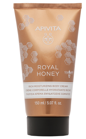 APIVITA Medus bagātais ķermeņa pieniņš mitrināšanai, 150 ml