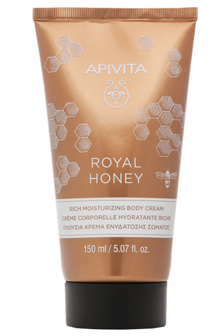 APIVITA Medus bagātais ķermeņa pieniņš mitrināšanai, 150 ml