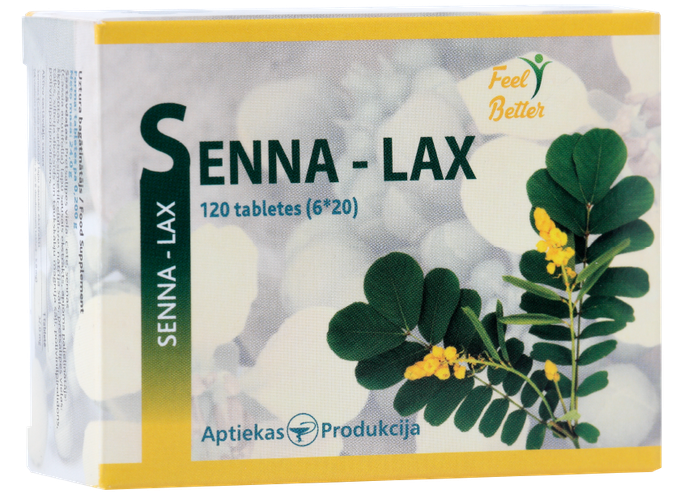 Senna-Lax tabletes 120 gab. - APTIEKAS PRODUKCIJA