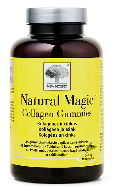 NEW NORDIC Dabīgā maģija - Kolagēna košļājamās pastilas, 45 gab.
