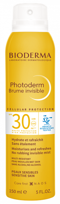 BIODERMA Photoderm Brume SPF 30+ Invisible - aerosola saules aizsarglīdzeklis, 150 ml