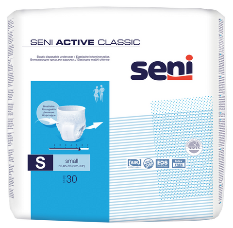 SENI Active Classic – 30 biksītes urīna nesaturēšanai