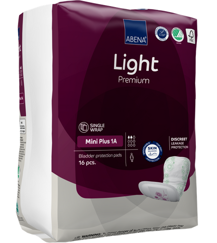 ABENA Light Mini Plus 1A Premium uroloģiskie ieliktņi 16 gab.