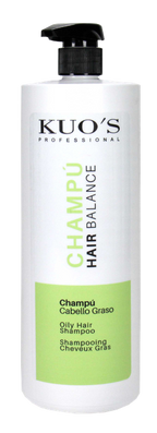 KUOS Hair Balance 1000 ml šampūns taukainiem matiem
