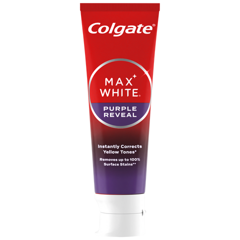 Colgate Max White Purple Reveal – baltinošā zobu pasta, 75 ml