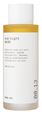 MIDNIGHT 00.13 ķermeņa kopšanas eļļa, 100 ml