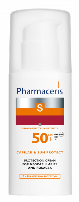 PHARMACERIS Capilar & Sun Protect SPF 50+ – sejas aizsargkrēms, 50 ml