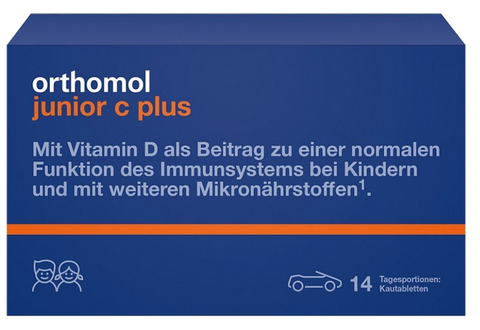 Orthomol Junior C Plus košļājamas tabletes 42 gab.