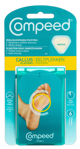 COMPEED Plāksteri ādas sabiezējumiem 6 gab.