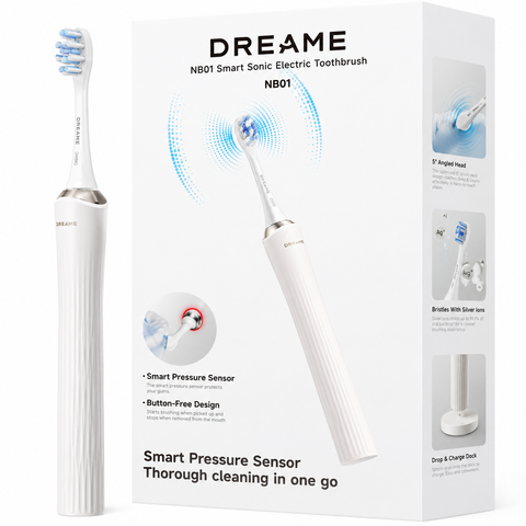 DREAME Sonic NB01 White skaņveida zobu tīrīšanas ierīce, 1 gab.