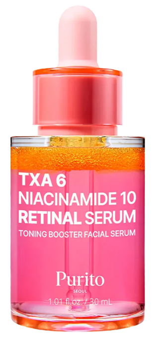 PURITO TXA 6 Retinal Niacinamide Serums novecojošai ādai, 30 ml