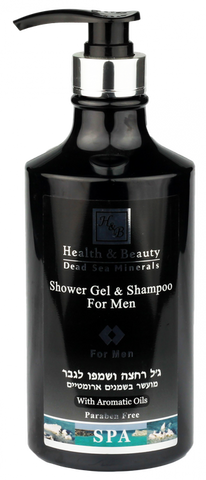 HEALTH&BEAUTY Šampūns un dušas krēms ar Nāves jūras minerāliem un aromatiskiem eļļas, 780 ml