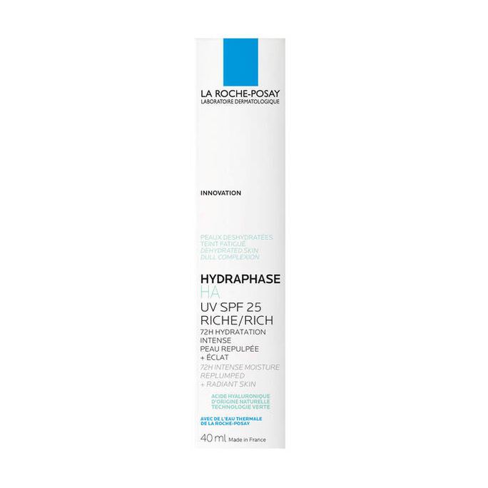LA ROCHE-POSAY Hydraphase SPF 25 – bagāts mitrināšanas krēms sejai, 40 ml