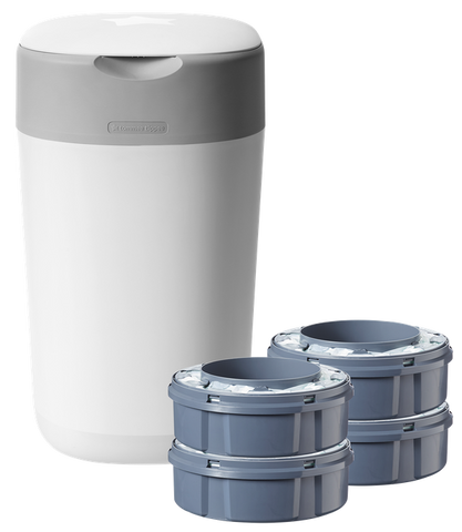 TOMMEE TIPPEE Twist&Click - 4 kasetes un autiņbiksīšu konteineris vienas vienības paketē