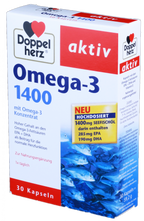 DOPPELHERZ Activ 1400 mg omega-3 tabletes (30 gab.)