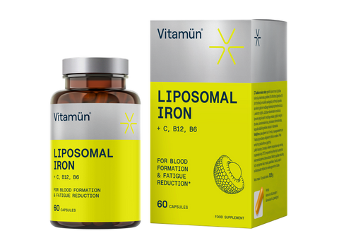 VITAMUN Kapulas ar liposomālo dzelzi, 60 gab.