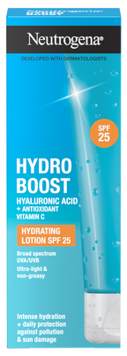 NEUTROGENA Hydro Boost SPF25 ar mitrināšanu sejas losjonā, 50 ml