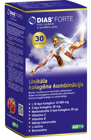 DIAS Forte kolagēna komplekss, 30 paciņas