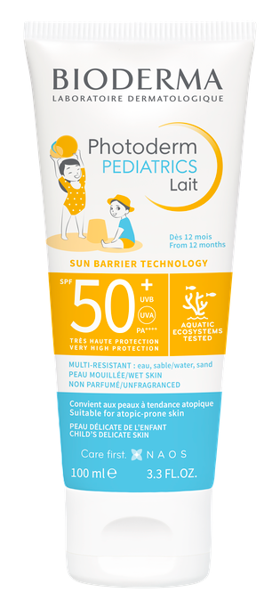 BIODERMA Photoderm Pediatrics SPF50+ saules aizsarglīdzekļa krēms bērniem, 100 ml