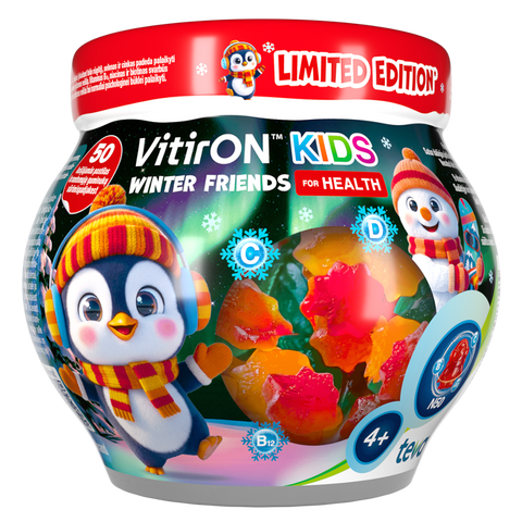 VITIRON KIDS Winter Friends for Health - pastilas, 50 gab.