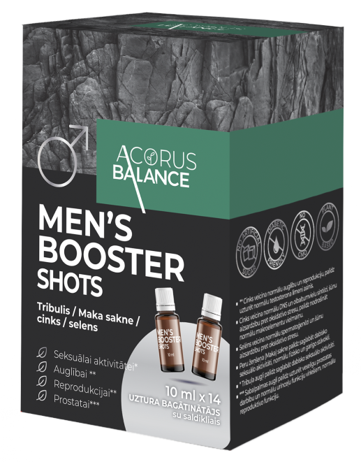 ACORUS BALANCE Booster Shots 10 ml pudelītes, 14 vienības